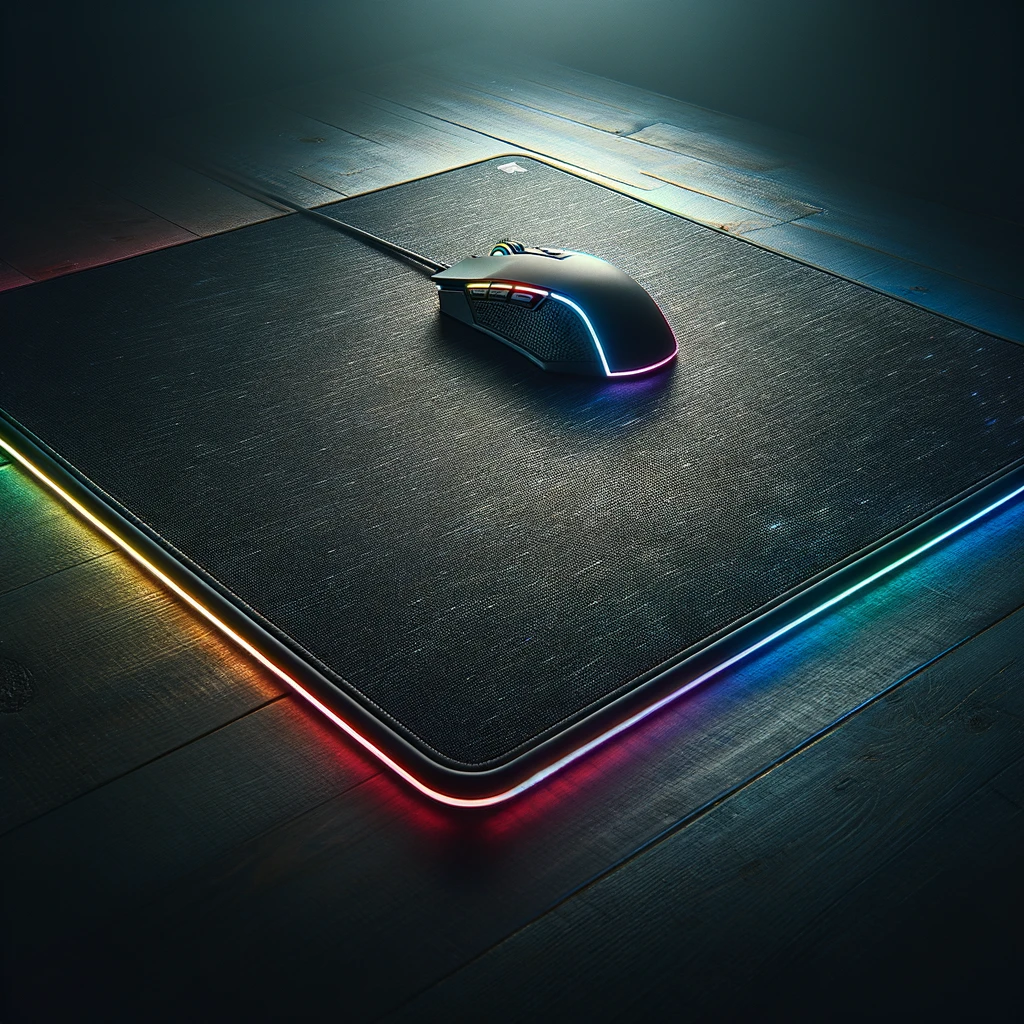 NightRift Pro Gaming Mouse Pad - Illuminate Your Gameplay